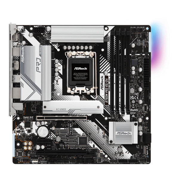 ASROCK MB B760, B760M Pro RS/D4, LGA1700, 4 DDR4 , mATX [B760M PRO RS/D4]