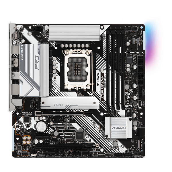 ASROCK MB B760, B760M Pro RS/D4, LGA1700, 4 DDR4 , mATX [B760M PRO RS/D4]