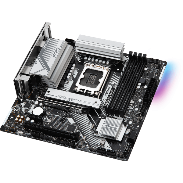 ASROCK MB B760, B760M Pro RS/D4, LGA1700, 4 DDR4 , mATX [B760M PRO RS/D4]