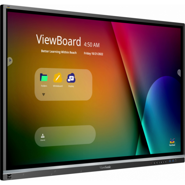 Viewsonic ViewBoard 50serie touchscreen - 55inch - 4K - IR 400 nits - Android 11.0 - 2x15W + sub 16W - USB-C - 4GB Ram - 32GB [IFP5550-5]