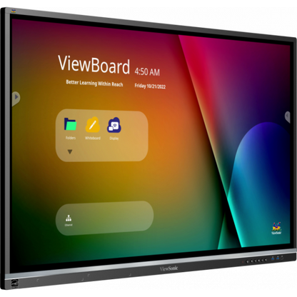 Viewsonic ViewBoard 50serie touchscreen - 55inch - 4K - IR 400 nits - Android 11.0 - 2x15W + sub 16W - USB-C - 4GB Ram - 32GB [IFP5550-5]