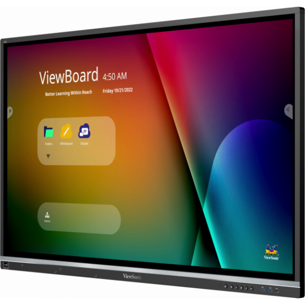 Viewsonic ViewBoard 50serie touchscreen - 55inch - 4K - IR 400 nits - Android 11.0 - 2x15W + sub 16W - USB-C - 4GB Ram - 32GB [IFP5550-5]