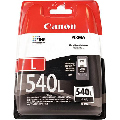 Canon PG-540L cartucho de tinta 1ud Original Rendimiento estándar Negro [5224B001]