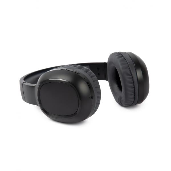 AURICULARES VULTECH BLUETOOTH 5.3 CRAB2, NEGRO, MICRÓFONO, CONTROL DE PISTA, CONECTOR TIPO C, BATERÍA [HBT-11BK REV. 2.1]