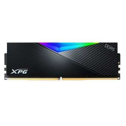 ADATA RAM GAMING LANCER RGB 16GB DDR5 7200MHZ 1.4V BLACK [AX5U7200C3416G-CLARB] 