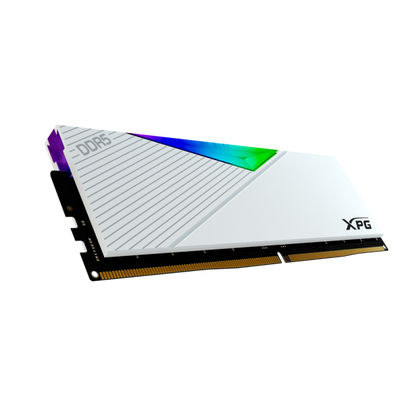 ADATA RAM GAMING LANCER RGB 16GB DDR5 7200MHZ 1,4V WHITE [AX5U7200C3416G-CLARW]