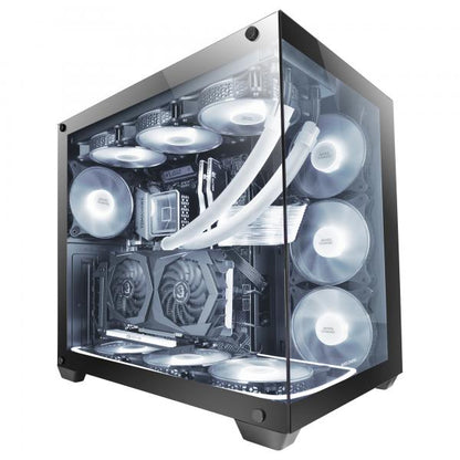 CAJA MARSGAMING TORRE XXL MCV4 NEGRA E-ATX SIN MARCO 90 TG CRISTAL [MCV4] 