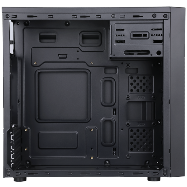 ITEK CASE THEON - MID TOWER, MATX, PSU 500W, 2XUSB3, FULL BLACK [ITOCMPTO]