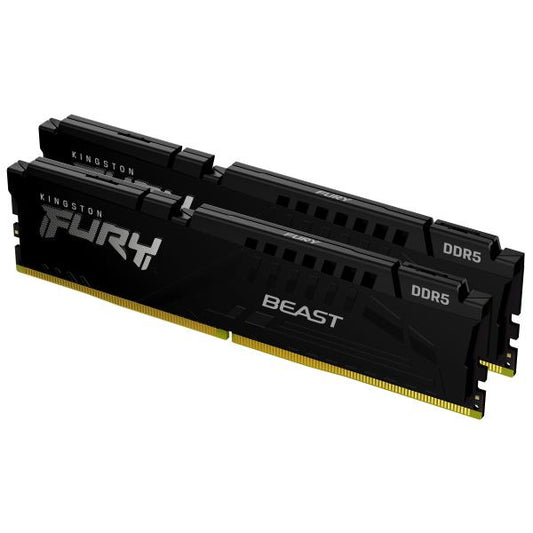 Kingston Technology FURY 64 GB 6000 MT/s DDR5 CL36 DIMM (Kit da 2) Beast Black EXPO [KF560C36BBEK2-64]