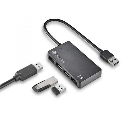 NGS HUB USB 2.0 4 PUERTOS [IHUB4TINY]