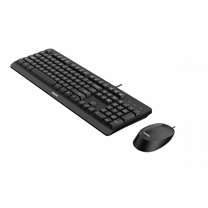 Philips 2000 series SPT6207BL/34 tastiera Mouse incluso USB QWERTY Inglese Nero [SPT6207BL/34]