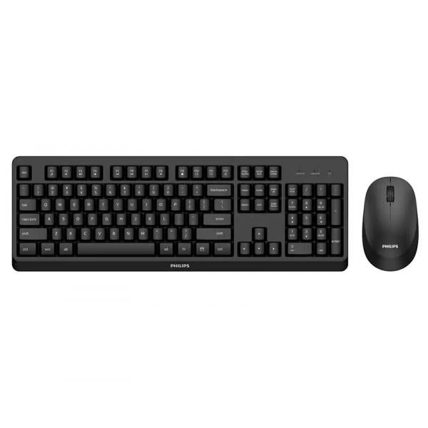 Philips 3000 series SPT6307BL/34 teclado Ratón incluido RF Inalámbrico QWERTY Inglés Negro [SPT6307BL/34]