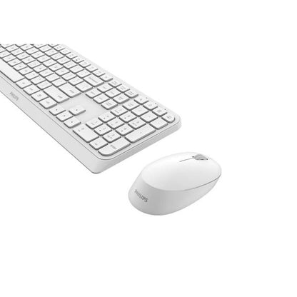 Philips 3000 series SPT6307W/34 teclado Ratón incluido Universal RF Inalámbrico QWERTY Inglés Blanco [SPT6307W/34]