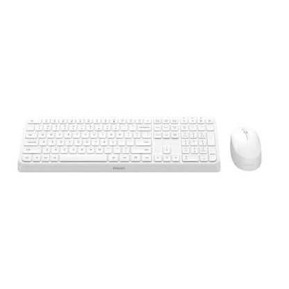 Philips 3000 series SPT6307W/34 teclado Ratón incluido Universal RF Inalámbrico QWERTY Inglés Blanco [SPT6307W/34]