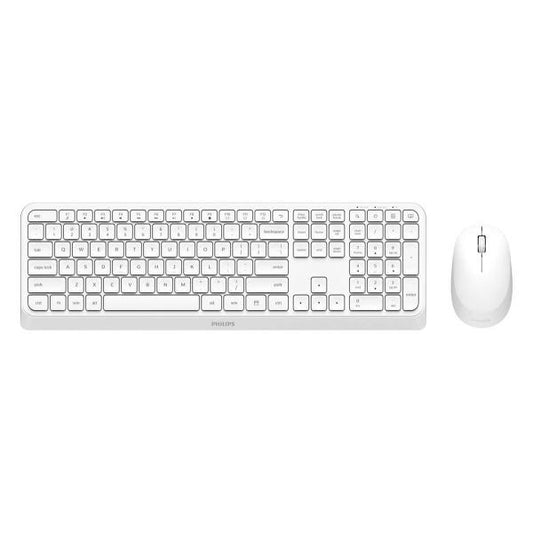 Philips 3000 series SPT6307W/34 teclado Ratón incluido Universal RF Inalámbrico QWERTY Inglés Blanco [SPT6307W/34]