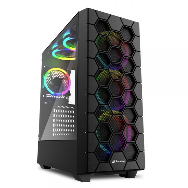 Sharkoon RGB HEX Desktop Black [RGBHEX] 