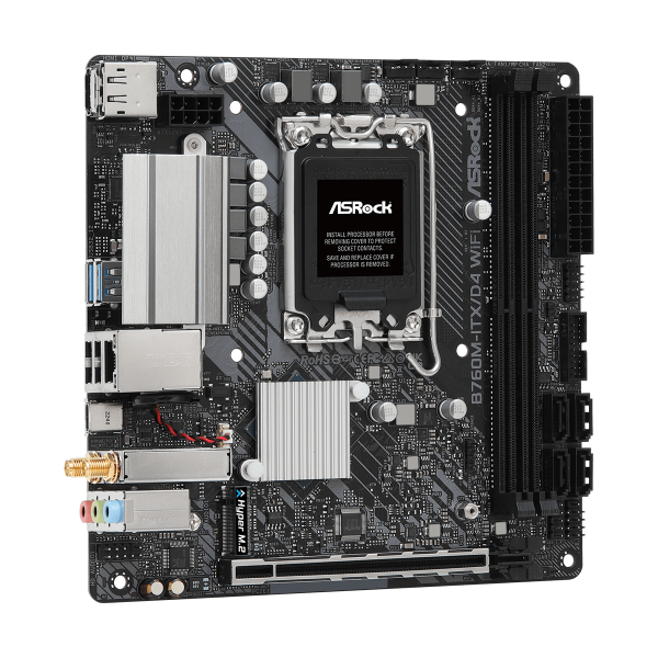 ASROCK MB B760, B760 ITX, LGA1700 2 x DDR4 DIMMs MINI ITX WIFI [B760M-ITX/D4 WIFI]