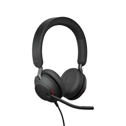 Jabra Evolve2 40 SE UC Stereo Wired Headset - USB-A - Black [24189-989-999]