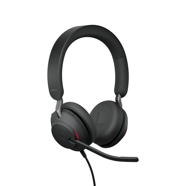 Jabra Evolve2 40 SE UC Stereo Wired Headset - USB-A - Black [24189-989-999]