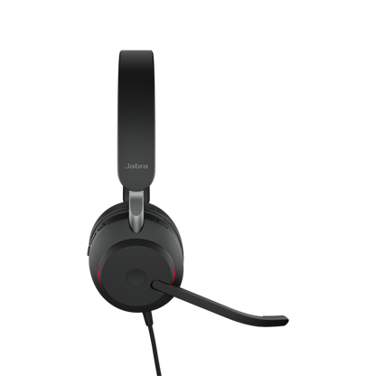 Jabra Evolve2 40 SE UC Stereo Wired Headset - USB-A - Black [24189-989-999]