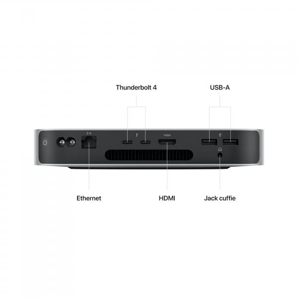 Apple Mac mini M2 core: 8 CPU 10 GPU 256GB SSD [MMFJ3T/A]