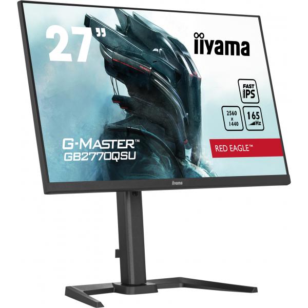 iiyama G-MASTER GB2770QSU-B5 Monitor para PC 68,6 cm (27") 2560 x 1440 Pixeles Ancho Quad HD LED Negro [GB2770QSU-B5] 