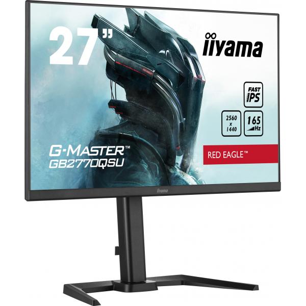 iiyama G-MASTER GB2770QSU-B5 Monitor para PC 68,6 cm (27") 2560 x 1440 Pixeles Ancho Quad HD LED Negro [GB2770QSU-B5] 