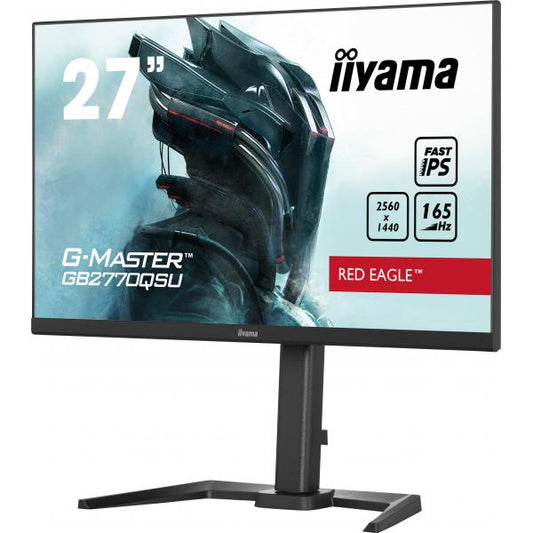 iiyama G-MASTER GB2770QSU-B5 Monitor para PC 68,6 cm (27") 2560 x 1440 Pixeles Ancho Quad HD LED Negro [GB2770QSU-B5] 