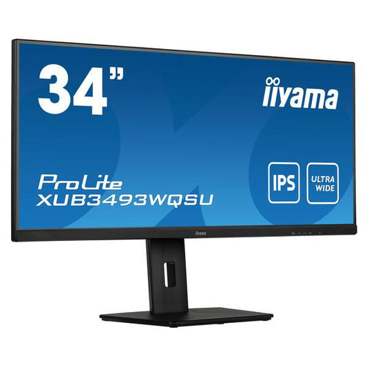 iiyama ProLite XUB3493WQSU-B5 Monitor PC 86,4 cm (34") 3440 x 1440 Pixel UltraWide Quad HD LED Nero [XUB3493WQSU-B5]