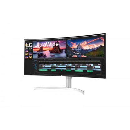 Lg WN95CP - 38 inch - Curved - UltraWide QHD+ Nano IPS Monitor - 3840x1600 - Thunderbolt 3 - HAS / USB-C [38WN95CP-W.AEU]