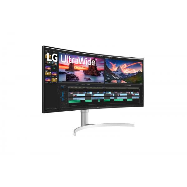 LG 38WN95CP-W Monitor PC 96,5 cm (38") 3840 x 1600 Pixel Quad HD+ QLED Bianco [38WN95CP-W.AEU]