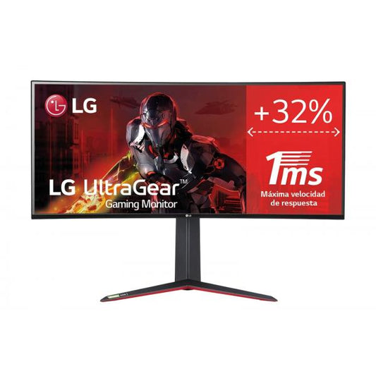 Lg GN850P - 34 inch - Curved - UltraWide Quad HD IPS LED Gaming Monitor - 3440x1440 - 144Hz - HAS [34GN850P-B]