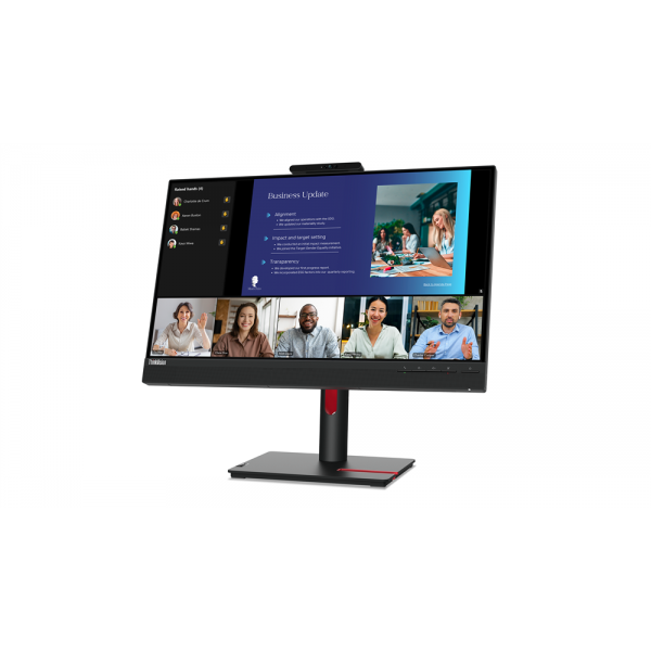 Lenovo ThinkVision T24v-30 - 24 inch - Full HD IPS LED Monitor - 1920x1080 - Pivot / HAS / Webcam [63D8MAT3EU]