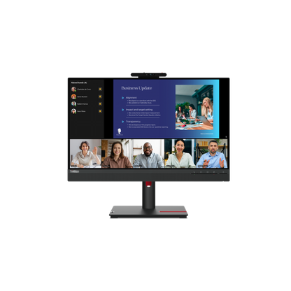 Lenovo ThinkVision T24v-30 - 24 inch - Full HD IPS LED Monitor - 1920x1080 - Pivot / HAS / Webcam [63D8MAT3EU]