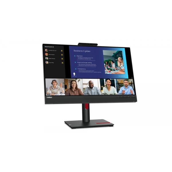 Lenovo ThinkVision T24v-30 - 24 inch - Full HD IPS LED Monitor - 1920x1080 - Pivot / HAS / Webcam [63D8MAT3EU]