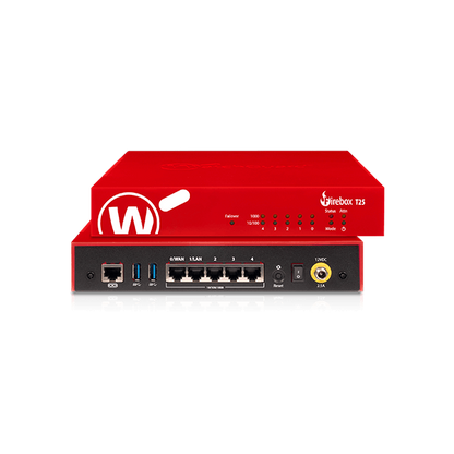 WatchGuard Firebox T25 firewall (hardware) 3,14 Gbit/s [WGT25031]