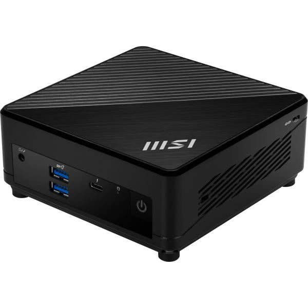 MSI Cubi 5 12M-002EU Intel Core i5 i5-1235U 8 GB DDR4-SDRAM 512 GB SSD Windows 11 Pro Mini PC Black [CUBI512M-002EU] 