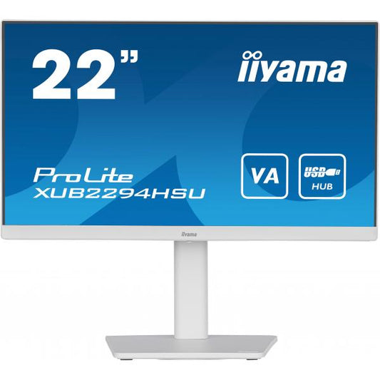 iiyama ProLite Monitor PC 54,6 cm (21.5") 1920 x 1080 Pixel Full HD Bianco [XUB2294HSU-W2]