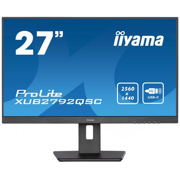 Iiyama ProLite 27 inch - Wide Quad HD - 2560x1440 [XUB2792QSC-B5]