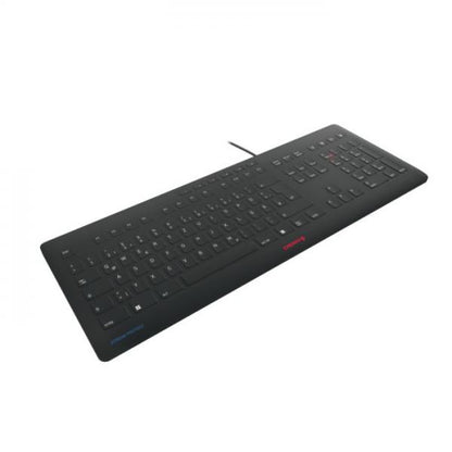 Cherry STREAM PROTECT - Keyboard - Corded - QWERTY - Black [JK-8502EU-2]