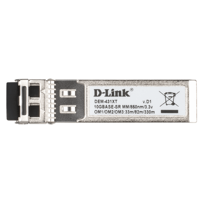 D-Link DEM-431XT modulo del ricetrasmettitore di rete Fibra ottica 10000 Mbit/s SFP+ [DEM-431XT/10]