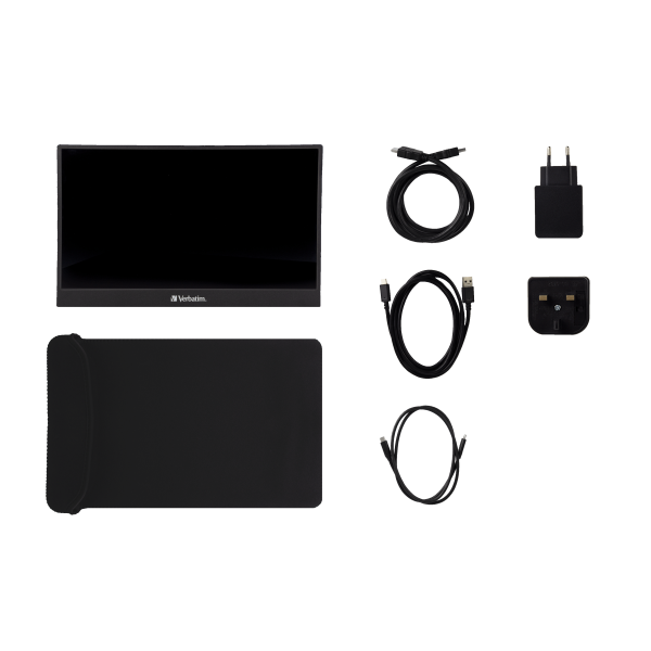 VERBATIM MONITOR PORTATILE 14 FHD 16:9 6MS 250 CDM, PM-14, USB-C/HDMI [49590]