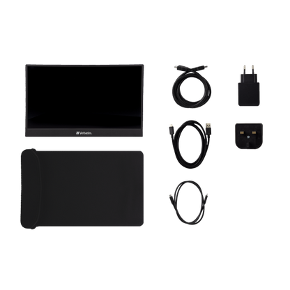 VERBATIM MONITOR PORTATILE 14 FHD 16:9 6MS 250 CDM, PM-14, USB-C/HDMI [49590]