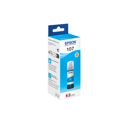 EPSON FLACONE INK CIANO 70ML PER SERIE ECO TANK, 107 [C13T09B240]