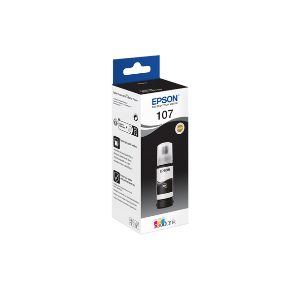 Epson 107 cartucho de tinta 1ud Original Negro [C13T09B140] 