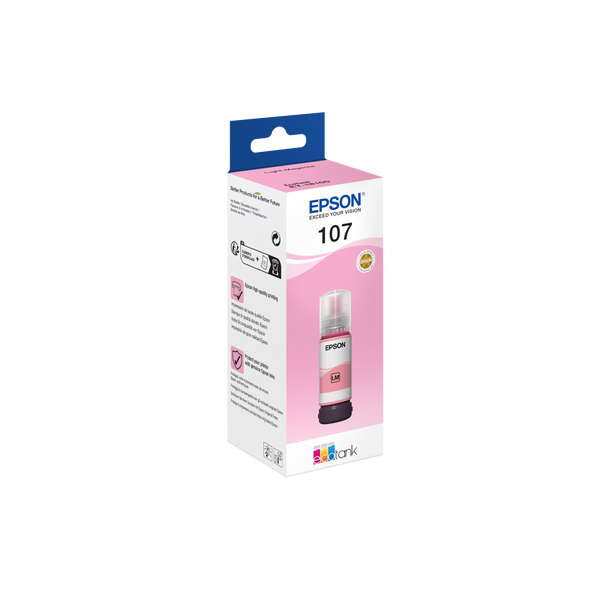 Epson 107 cartuccia d'inchiostro 1 pz Originale Magenta chiaro [C13T09B640]