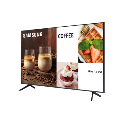 Samsung LH55BECHLGUXEN visualizzatore di messaggi Pannello piatto per segnaletica digitale 139,7 cm (55") LED Wi-Fi 4K Ultra HD Nero Processore integrato Tizen [LH55BECHLGUXEN]