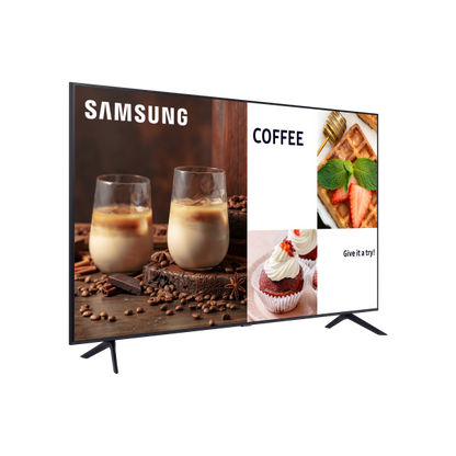 Samsung LH55BECHLGUXEN visualizzatore di messaggi Pannello piatto per segnaletica digitale 139,7 cm (55") LED Wi-Fi 4K Ultra HD Nero Processore integrato Tizen [LH55BECHLGUXEN]