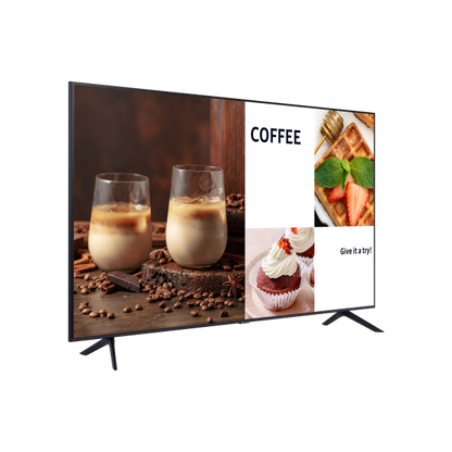 Samsung LH43BECHLGUXEN visualizzatore di messaggi Pannello piatto per segnaletica digitale 109,2 cm (43") LED Wi-Fi 4K Ultra HD Nero Processore integrato Tizen [LH43BECHLGUXEN]