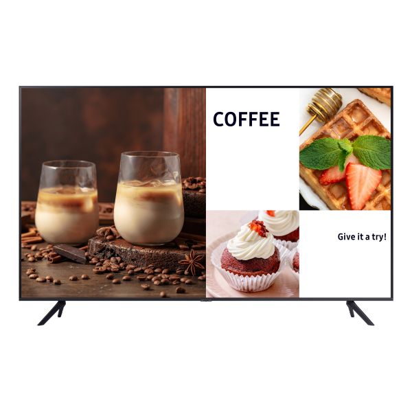 Samsung BE85C-H Pannello piatto per segnaletica digitale 2,16 m (85") LED Wi-Fi 4K Ultra HD Nero Processore integrato Tizen [LH85BECHLGUXEN]